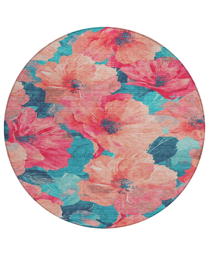 Addison Chantille Machine Washable ACN1547 8'x8' Round Area Rug