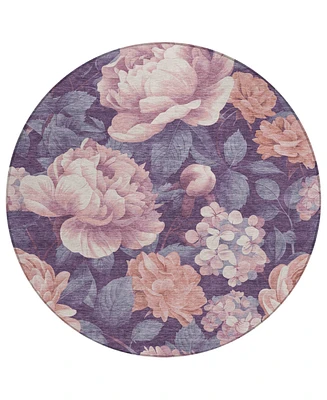 Addison Chantille Machine Washable ACN1567 8'x8' Round Area Rug