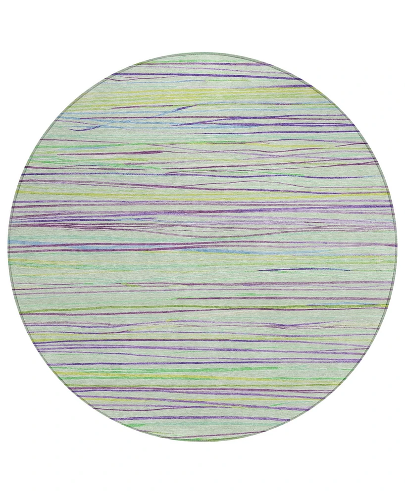 Addison Chantille Machine Washable ACN1606 8'x8' Round Area Rug
