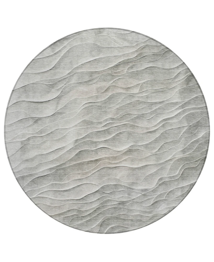 Addison Chantille Machine Washable ACN1617 8'x8' Round Area Rug