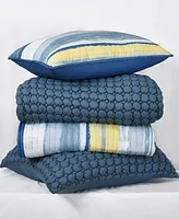 J by Queen Bold Cloud Puff -Pc. Quilt Set