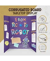 Trifold Poster Board 36" x 48" White Presentation Board