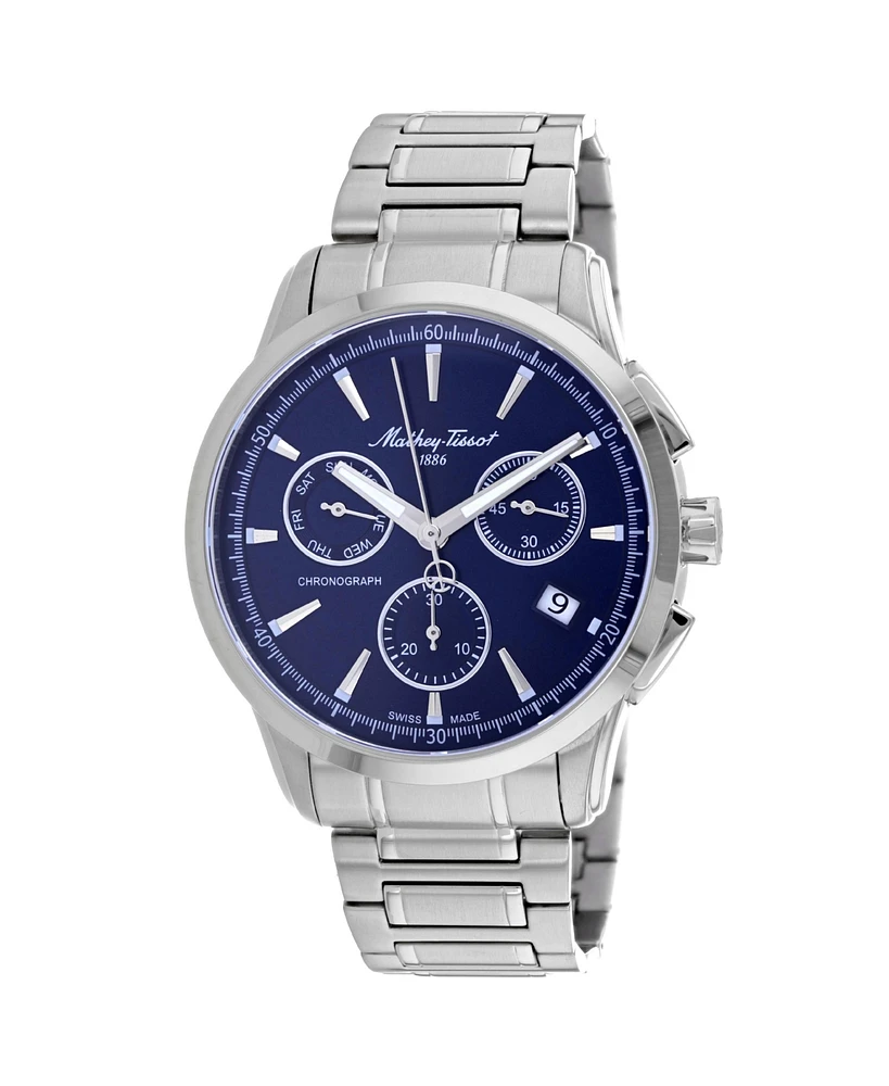 Mathey Tissot Men's Lancelot Blue Dial Watch - H198CHABU