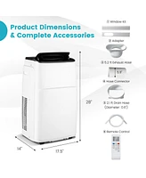 13000 Btu(Ashrae) Portable Air Conditioner with App and Heater