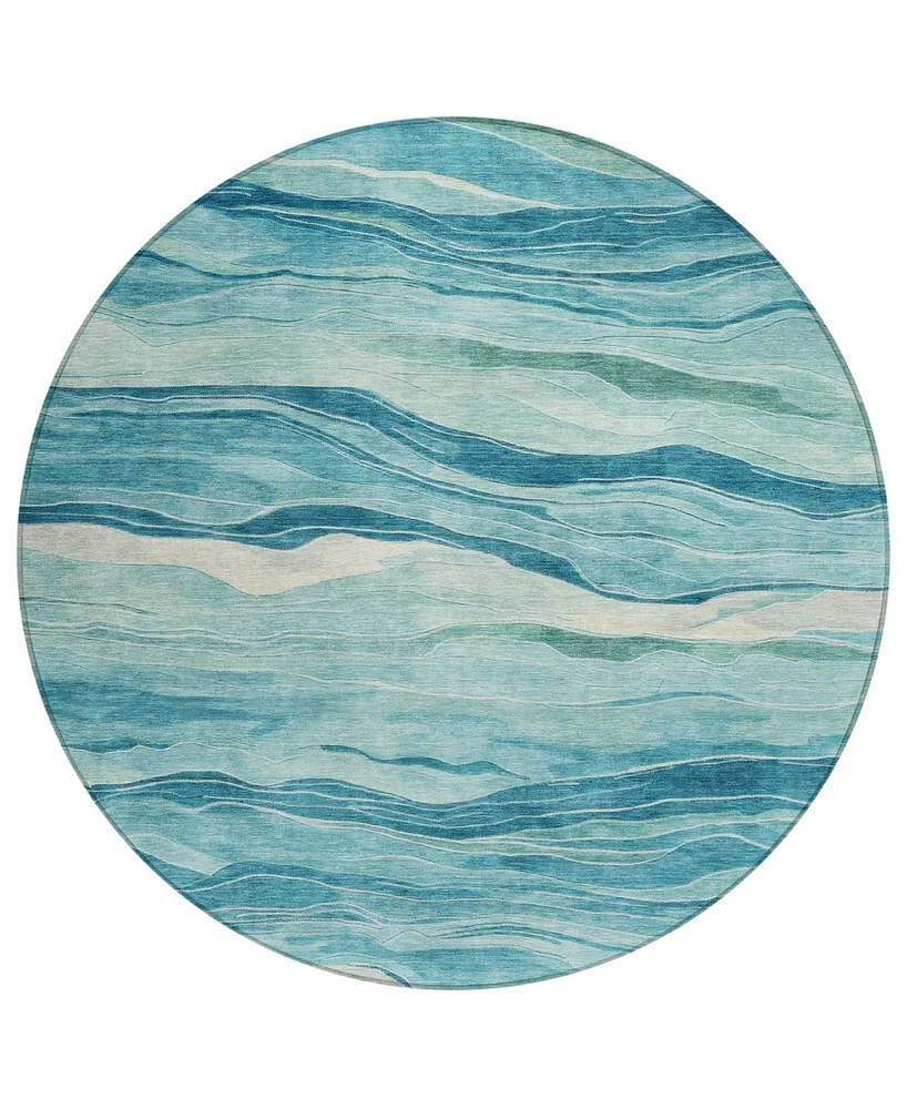 Addison Chantille Machine Washable ACN1251 8'x8' Round Area Rug