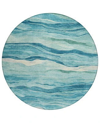 Addison Chantille Machine Washable ACN1251 8'x8' Round Area Rug