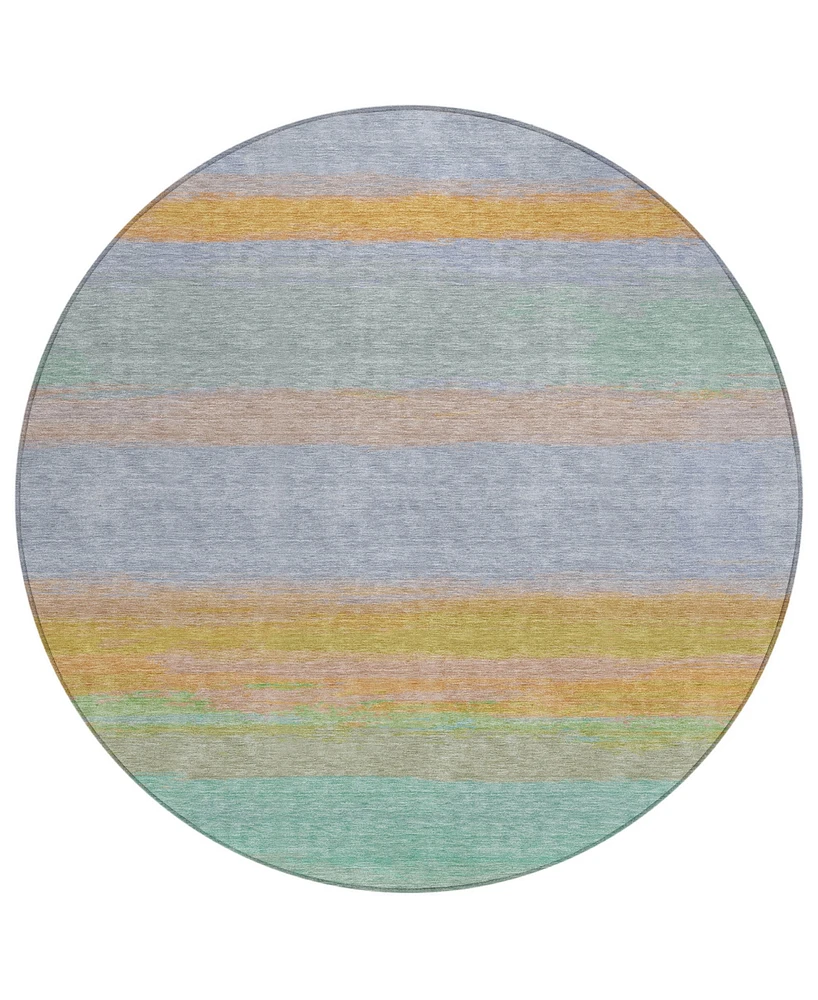 Addison Chantille Machine Washable ACN1273 8'x8' Round Area Rug