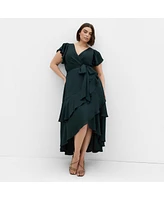 City Chic Plus Flirty Jen Maxi Dress