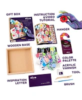 Okto Clay-by-Numbers Kit – “Panda” (11.4” x 11.4”)
