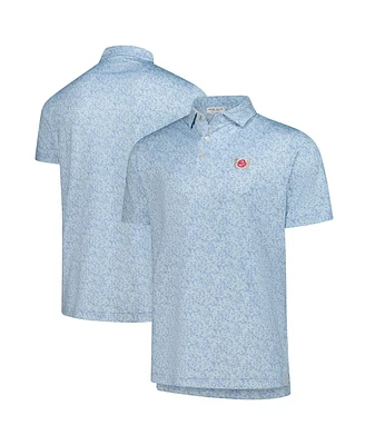 Peter Millar Men's Light Blue Kentucky Derby Performance Polo Shirt