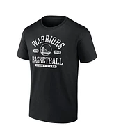 Fanatics Mto Label Men's Black Golden State Warriors Danger Zone T-Shirt