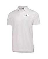 FootJoy Men's White Genesis Invitational ProDry Bounce Print Stretch Pique Polo Shirt