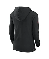 Nike Women's Black Arizona Cardinals Sideline Performance Long Sleeve Hoodie T-Shirt