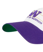 '47 Brand Men's White Washington Huskies Gridiron Clean Up Adjustable Hat