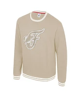 Stadium Essentials Men's and Women's Tan Indiana Fever Club Level Chenille Pullover Sweatshirt