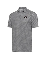 Antigua Men's Black Georgia Bulldogs Skills Polo Shirt
