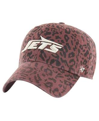 '47 Brand Women's Brown New York Jets Tawny Clean Up Adjustable Hat