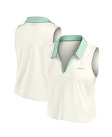 Formula 1 Women's White Studio Wellness V-Neck Tank Top