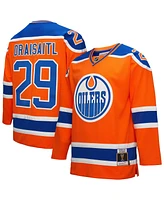 Mitchell & Ness Men's Leon Draisaitl Orange Edmonton Oilers Power Play Jersey