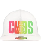 New Era Men's White Chicago Cubs Spring Spectrum Golfer Snapback Hat
