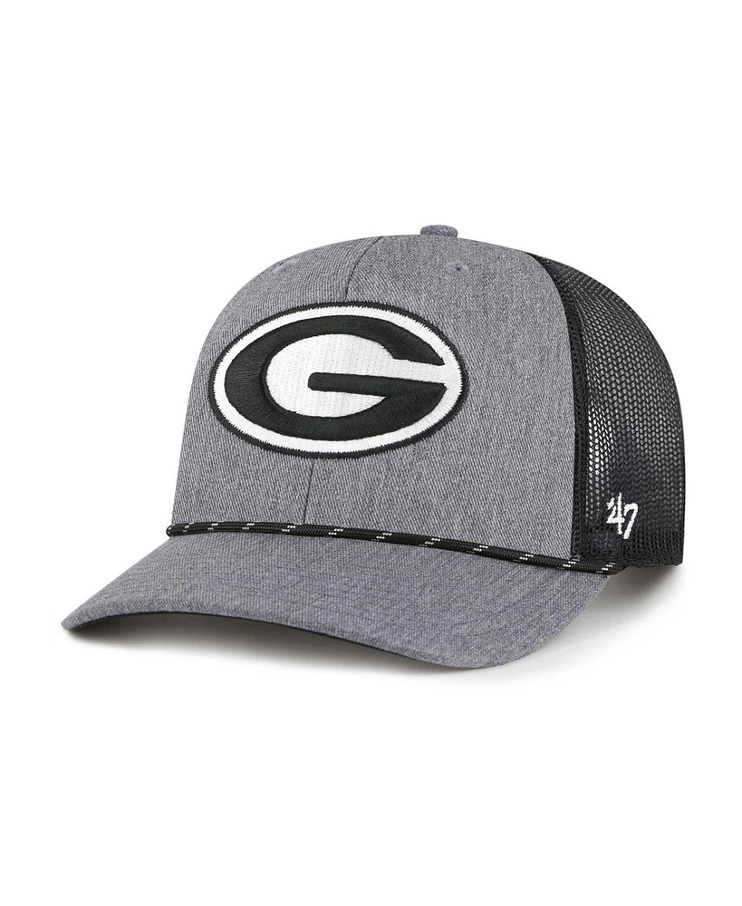 '47 Brand Men's Gray Georgia Bulldogs Carbon Rope Adjustable Hat