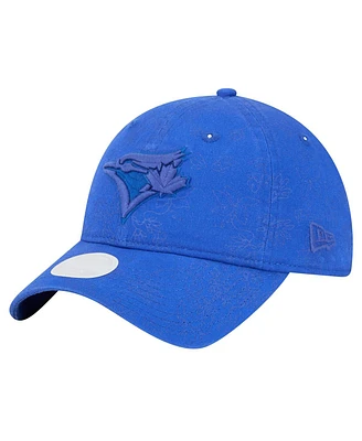 New Era Women's Royal Toronto Blue Jays Tonal Floral 9TWENTY Adjustable Hat