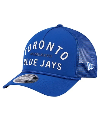 New Era Men's Royal Toronto Blue Jays Minimalist 9FORTY A-Frame Adjustable Hat
