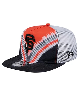 New Era Men's San Francisco Giants Tie-Dye Golfer Trucker Adjustable Hat
