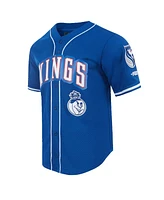 Pro Standard Men's Blue Sacramento Kings 2024/25 City Edition Mesh Baseball Jersey