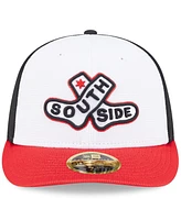 New Era Men's White/Red Chicago White Sox 2025 City Connect Batting Practice Low Profile 59FIFTY Fitted Hat