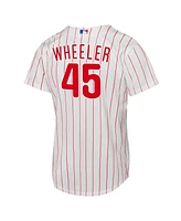 Nike Big Boys and Girls Zack Wheeler White Philadelphia Phillies Home Replica Player Jersey