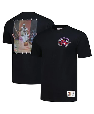 Mitchell & Ness Men's Vince Carter Black Toronto Raptors Hardwood Classics Nba Legends T-Shirt