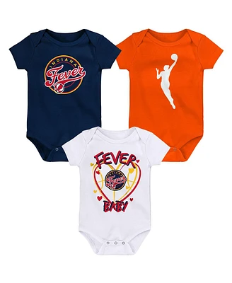 Outerstuff Baby Boys and Girls 3-Piece Indiana Fever Slide Home Creeper Set