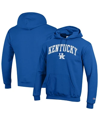 Champion Men's Royal Kentucky Wildcats Arch Over Logo Pullover Hoodie