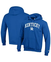 Champion Men's Royal Kentucky Wildcats Arch Over Logo Pullover Hoodie