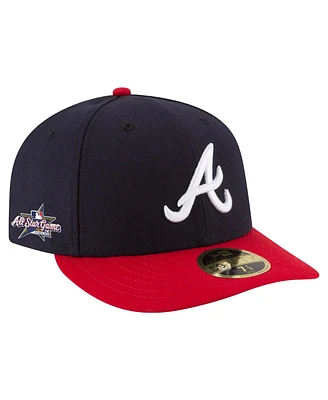 New Era Men's Navy Atlanta Braves 2025 All-Star Game Low Profile 59FIFTY Fitted Hat