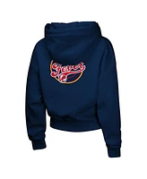 Outerstuff Big Girls Navy Indiana Fever Top Closer Fashion Pullover Hoodie