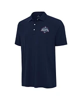 Antigua Men's Navy UConn Huskies 2025 Ncaa Women's Basketball National Champions Western Polo Shirt