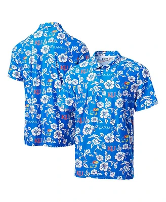 Reyn Spooner Men's Royal Kansas Jayhawks Performance Polo Shirt