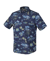 Reyn Spooner Men's Dark Blue Tampa Bay Rays Kekai Button-Down Shirt