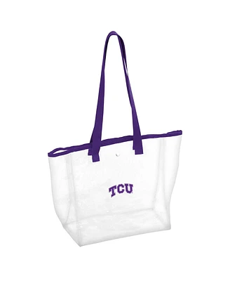 Logo Brands Tcu Horned Frogs Stadium Clear Tote Bag