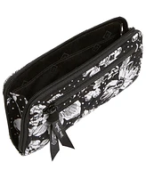 Vera Bradley Iowa Hawkeyes Rain Garden Front-Zip Wristlet