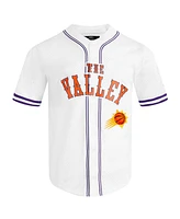 Pro Standard Men's White Phoenix Suns 2024/25 City Edition Mesh Baseball Jersey