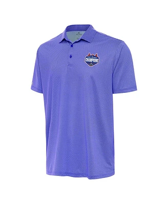 Antigua Men's Royal Florida Gators 2025 Ncaa Basketball National Champions Rings Polo Shirt