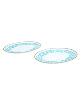 Infuse Melamine Oval Platters, Set of 2