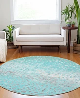 Addison Chantille Machine Washable ACN1366 8'x8' Round Area Rug