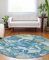 Addison Chantille Machine Washable ACN1386 8'x8' Round Area Rug