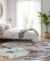 Addison Chantille Machine Washable ACN1486 8'x8' Round Area Rug