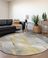 Addison Chantille Machine Washable ACN1536 8'x8' Round Area Rug