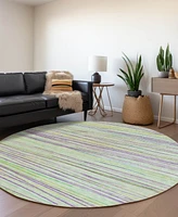 Addison Chantille Machine Washable ACN1606 8'x8' Round Area Rug